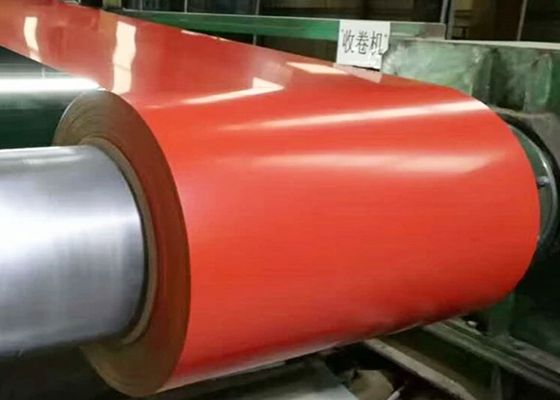 Jis G3141 Pre Painted Steel Coil G550 High Glossy Brick Pattern Color