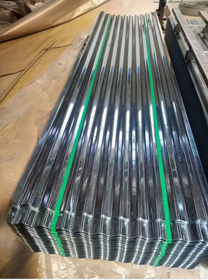 Zinc Coating Galvanized 40-275g/m2 Regular / Zero / Big Spangle Zigzag Sheet