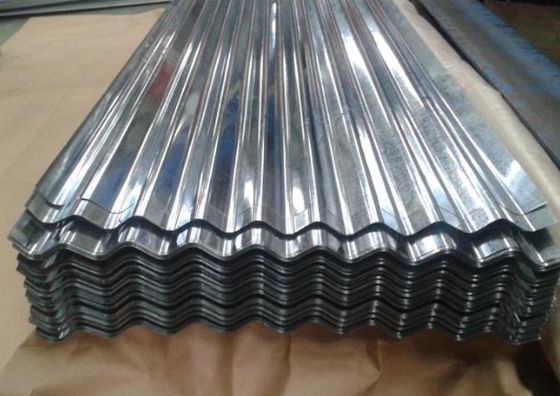 Zinc Coating Galvanized 40-275g/m2 Regular / Zero / Big Spangle Zigzag Sheet