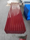 Pre Painted 17mm Red Corrugated Roofing Sheets Galvanised Iron Sheets