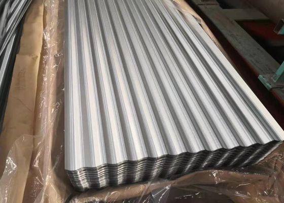 Buy 0.5mm DX51D AZ275 Galvalume Corrugated Roofing Sheet with 800mm Effective Width for Industrial Roofing online manufacture