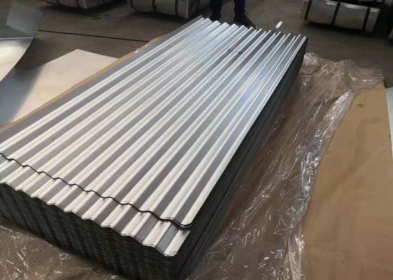Buy 0.12mm DX51D AZ275 Galvalume Corrugated Roofing Sheet with 800mm Effective Width for Building Cladding online manufacture
