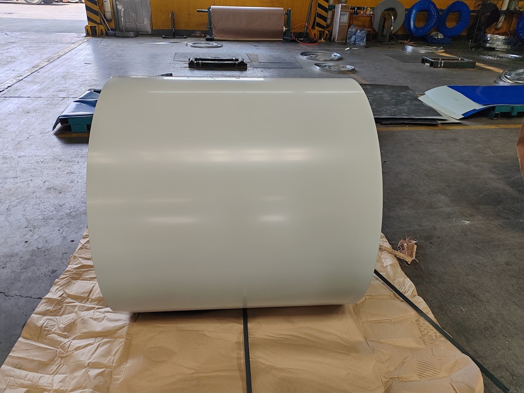 RAL Color System Pre Painted Steel Coil 10-25μM PE/SMP/HDP/PVDF Coating