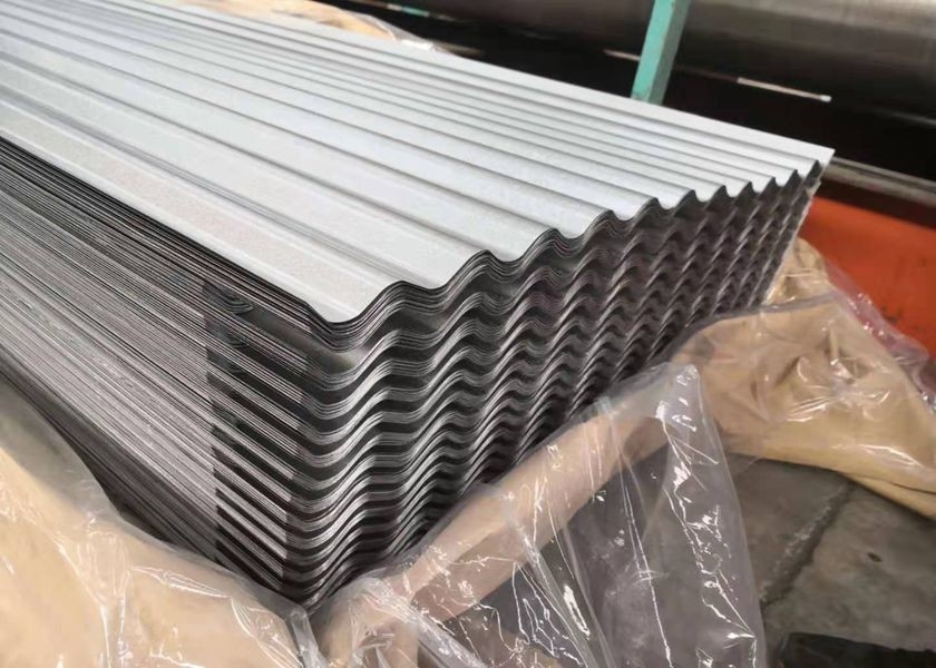 DX51D 20 Micron Galvalume Corrugated Sheet Aluminum Roof Sheets